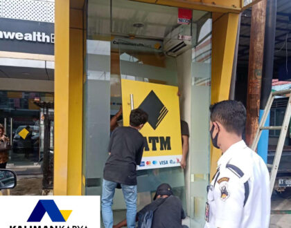Perbaikan Pintu ATM Commonwealth Bank Samarinda